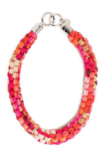 Gianluca Capannolo chunky interwoven necklace - Rosa