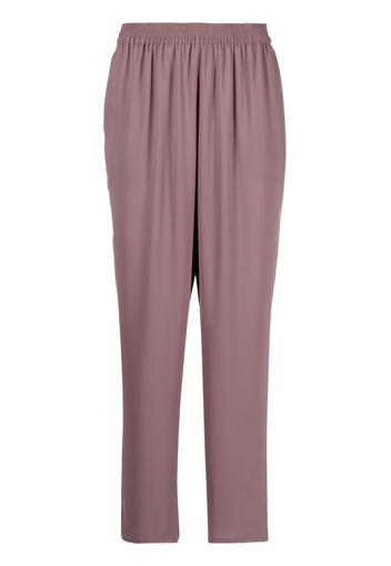 Gianluca Capannolo elasticated-waistband tapered trousers - Viola