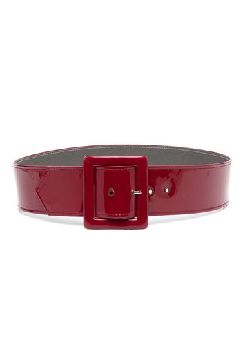 Gianluca Capannolo patent-finish leather belt - Rosso