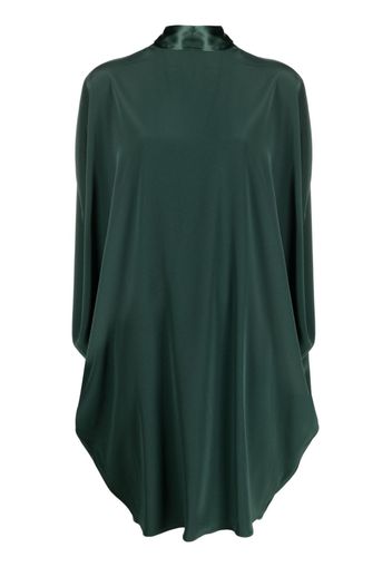 Gianluca Capannolo high-neck draped dress - Verde