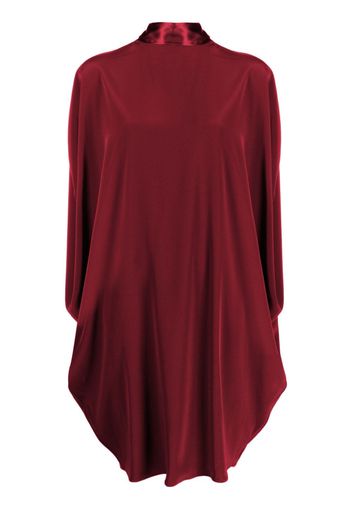 Gianluca Capannolo high-neck draped dress - Rosso