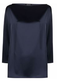 Saint Laurent Blusa a pois con fiocco - Nero Blusa con stampa - Nero