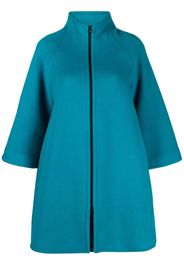 Gianluca Capannolo zip-front long-sleeved coat - Blu