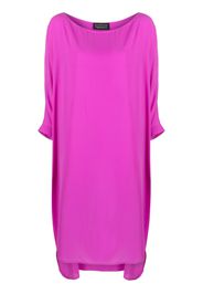 Gianluca Capannolo long-sleeve shift midi dress - Viola