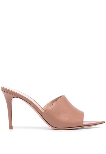 Gianvito Rossi Mules Alise in pelle - Marrone