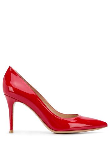 varnished 85mm stiletto pumps