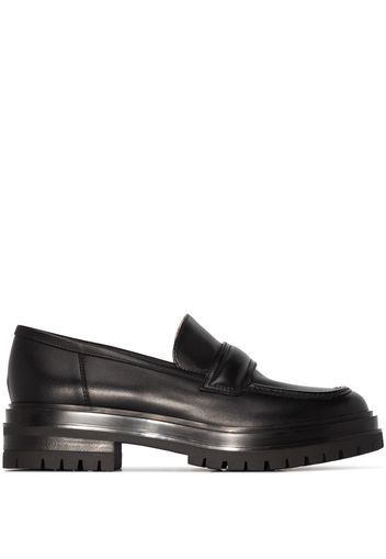 Gianvito Rossi Argo leather loafers - Nero