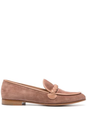 Gianvito Rossi Belem woven loafers - Toni neutri