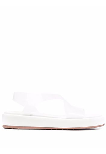 Gianvito Rossi transparent-strap sandals - Bianco