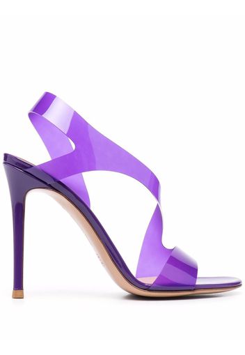 Gianvito Rossi Metropolis 110mm slingback sandals - Viola