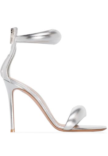 Gianvito Rossi Bijoux 112mm leather sandals - Argento