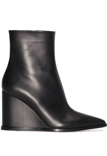 Gianvito Rossi Glove 85mm wedge ankle boots - Nero