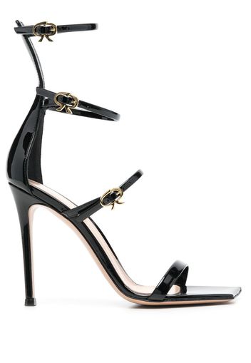 Gianvito Rossi 105mm leather sandals - Nero