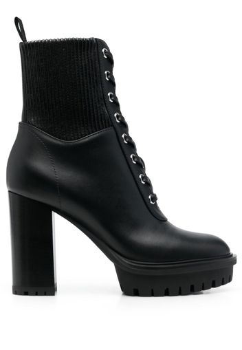 Gianvito Rossi Ricceo 140mm lace-up boots - Nero