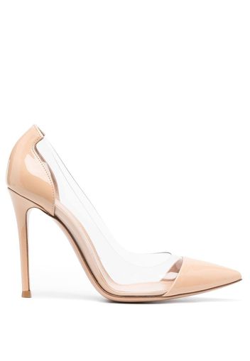 Gianvito Rossi 100mm patent-leather pumps - Toni neutri