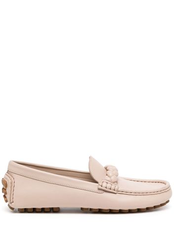 Gianvito Rossi Monza leather loafers - Marrone