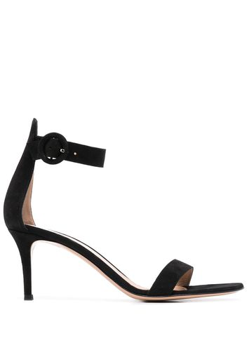 Gianvito Rossi Portofino 70mm suede sandals - Nero