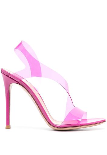 Gianvito Rossi Metropolis 115mm D'orsay sandals - Rosa