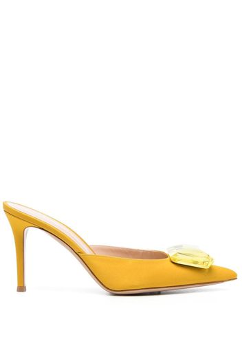 Gianvito Rossi Jaipur 85mm mules - Giallo