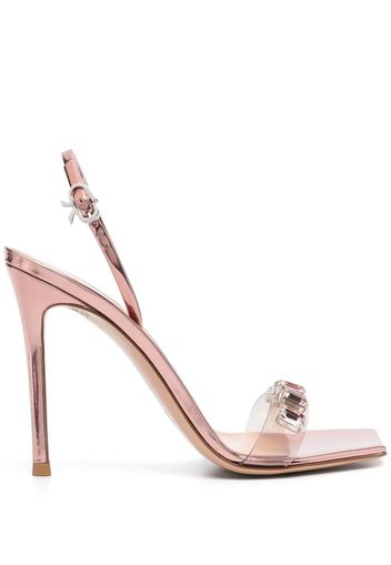 Gianvito Rossi Ribbon Candy 105mm sandals - Rosa