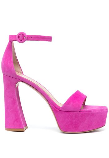 Gianvito Rossi Holly 120mm suede sandals - Viola