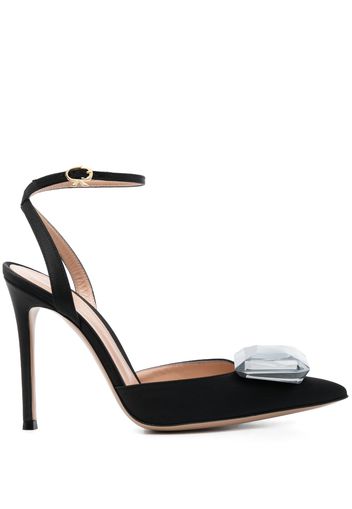 Gianvito Rossi 110mm maxi-gemstone pumps - Nero