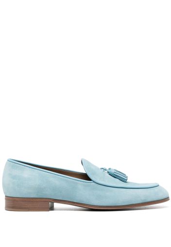 Gianvito Rossi tassel-detail round-toe loafers - Blu