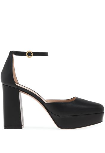 Gianvito Rossi Vian 70mm block-heel pumps - Nero