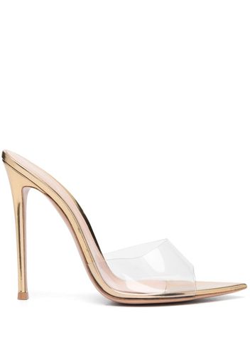 Gianvito Rossi 130mm metallic high-heel sandals - Toni neutri