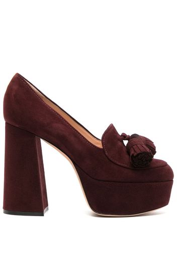 Gianvito Rossi Pumps con nappa 125mm - Rosso