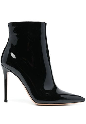 Gianvito Rossi 110mm patent leather boots - Nero