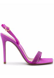 Gianvito Rossi rhinestone leather sandals - Rosa