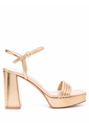 Gianvito Rossi metallic high-heeled sandals - Oro