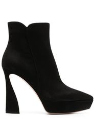 Gianvito Rossi 85 pointed-toe boots - Nero