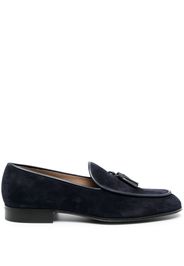 Gianvito Rossi tassel-detail suede loafers - Blu