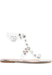 Gianvito Rossi crystal-embellished sandals - Argento