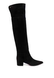 Gianvito Rossi knee-high suede boots - Nero