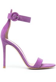 Gianvito Rossi Portofino 110mm suede sandals - Viola