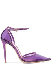 Gianvito Rossi Crystal Sabin 110mm pumps - Viola