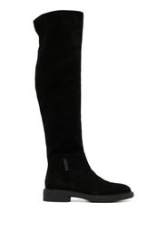 Gianvito Rossi 30mm round-toe leather boots - Nero