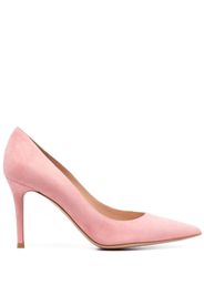 Gianvito Rossi 90mm pointed suede pumps - Rosa