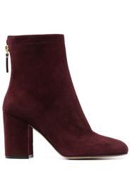 Gianvito Rossi Bellamy 75mm ankle suede boots - Rosso