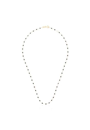 18kt yellow gold beaded necklace