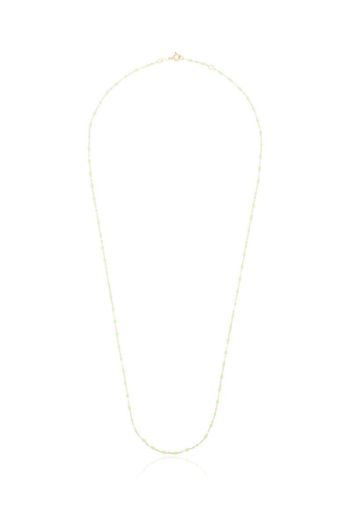 18kt yellow gold beaded necklace