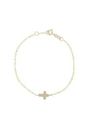 Gigi Clozeau Bracciale con ciondolo Cross Classic Gigi in oro rosa 18kt - Effetto metallizzato