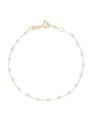 Gigi Clozeau 18kt yellow gold Classic Gigi beaded bracelet - Blu