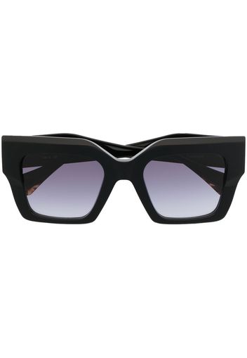 GIGI STUDIOS Occhiali da sole cat-eye oversize - Nero