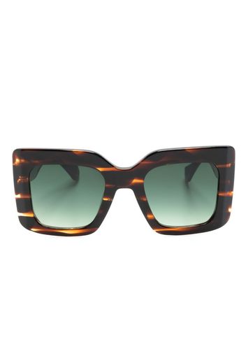 GIGI STUDIOS Dorothea square-shape sunglasses - Marrone