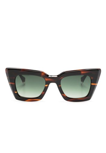 GIGI STUDIOS Scarlett cat-eye frame sunglasses - Marrone