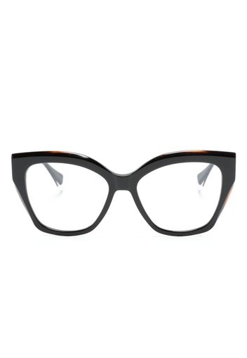 GIGI STUDIOS Occhiali cat-eye Poppy - Nero